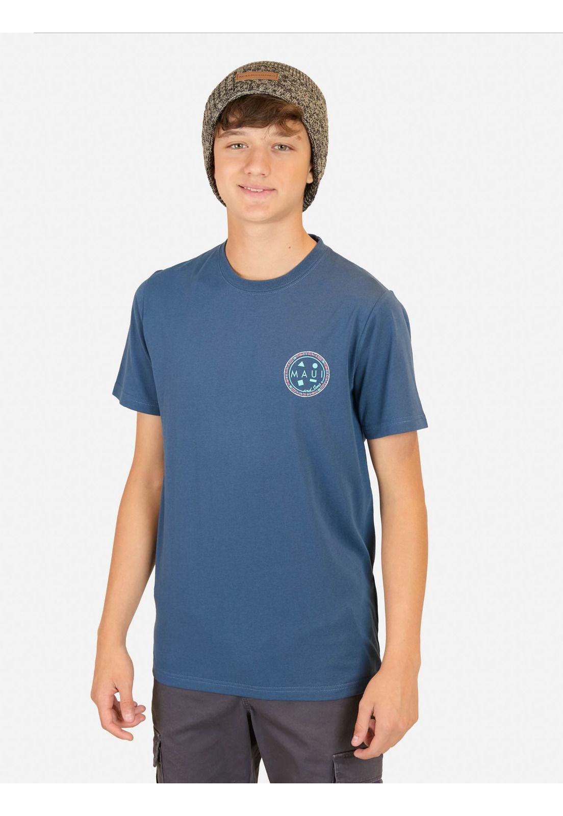 Polera MC Liquid Celeste infantil Maui And Sons-0