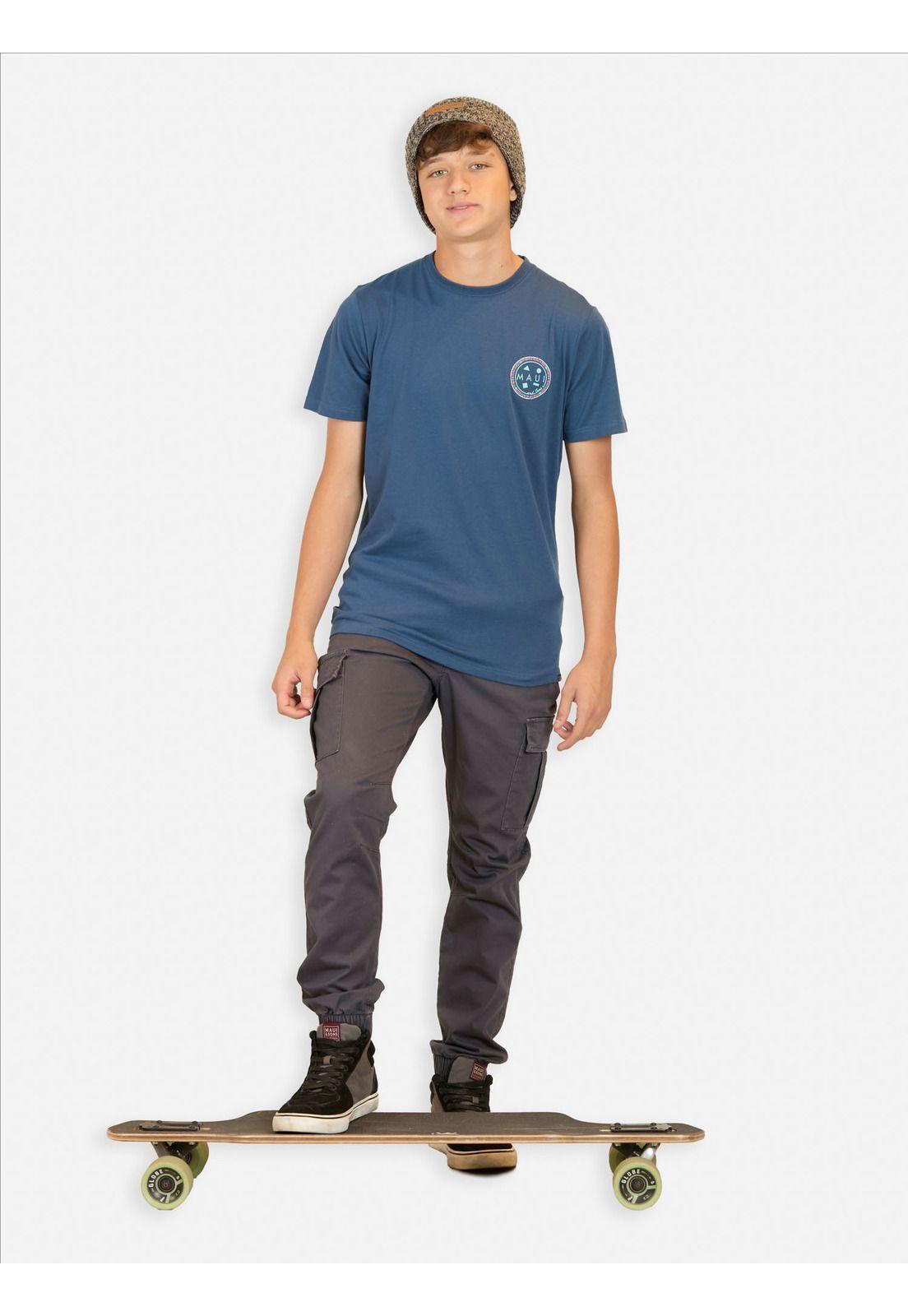 Polera MC Liquid Celeste infantil Maui And Sons-3