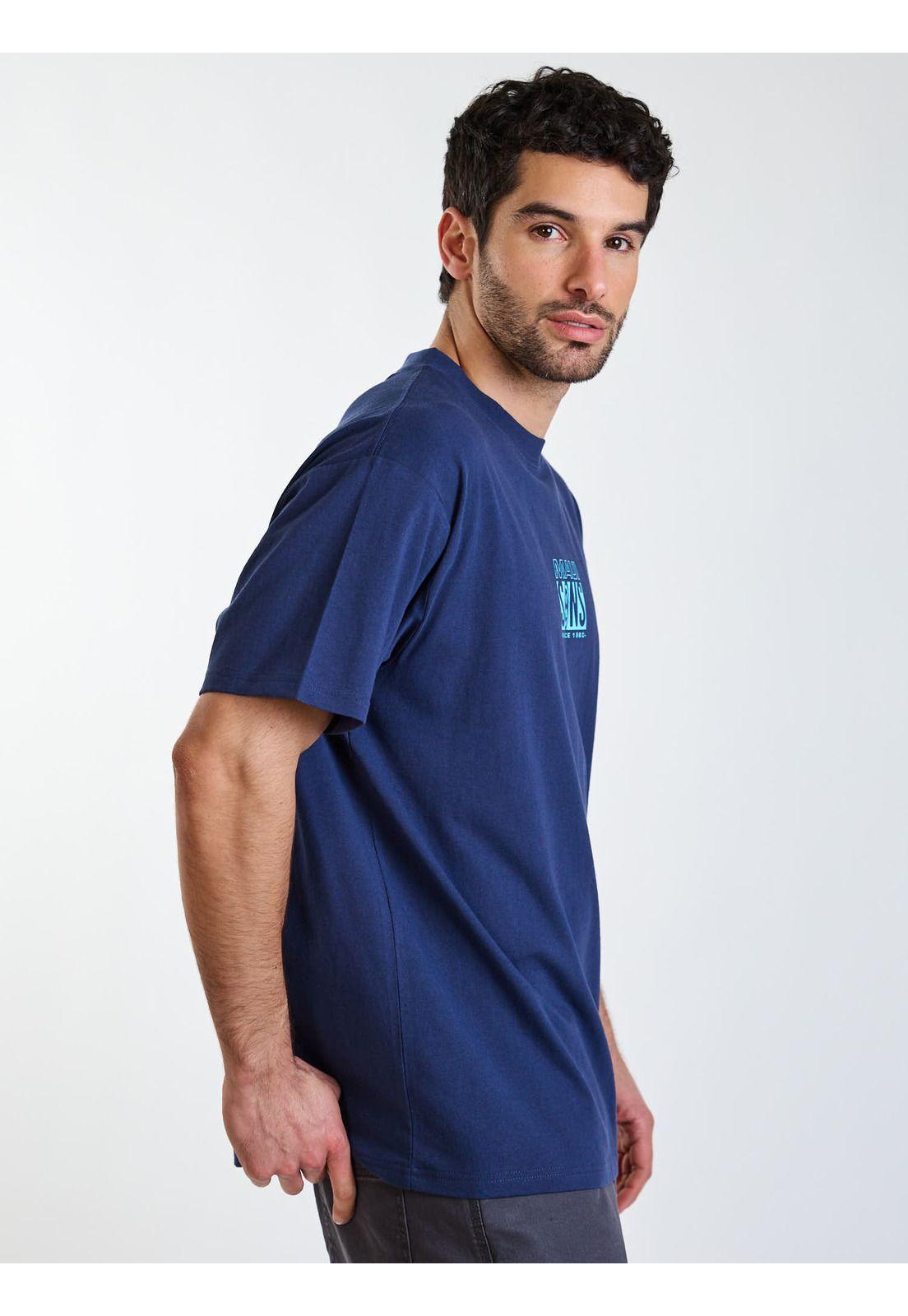 Polera MC Oversize Soul Azul Hombre Maui and Sons-2