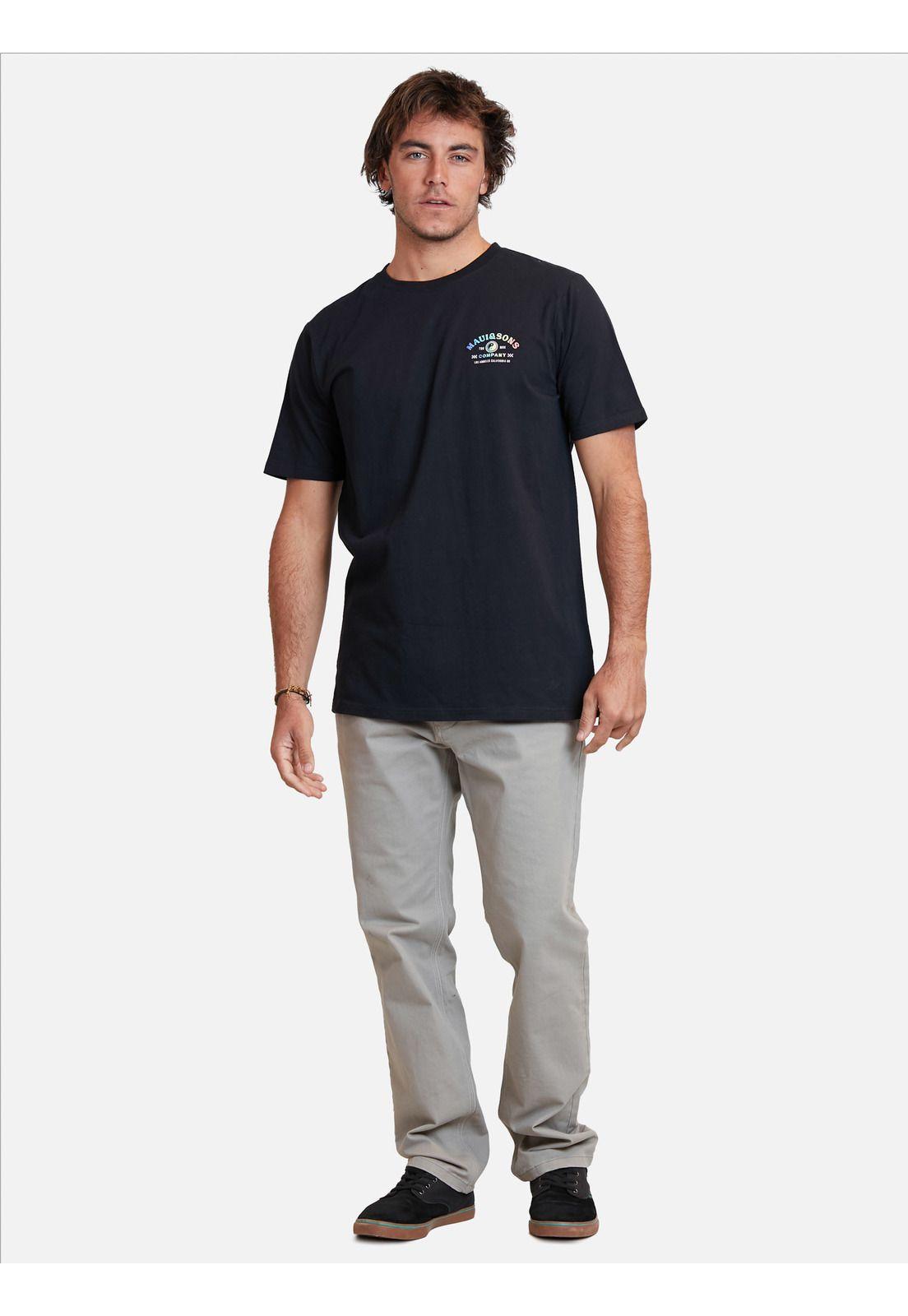 Polera Gradient Puff Tees Negro Hombre Maui And Sons-3