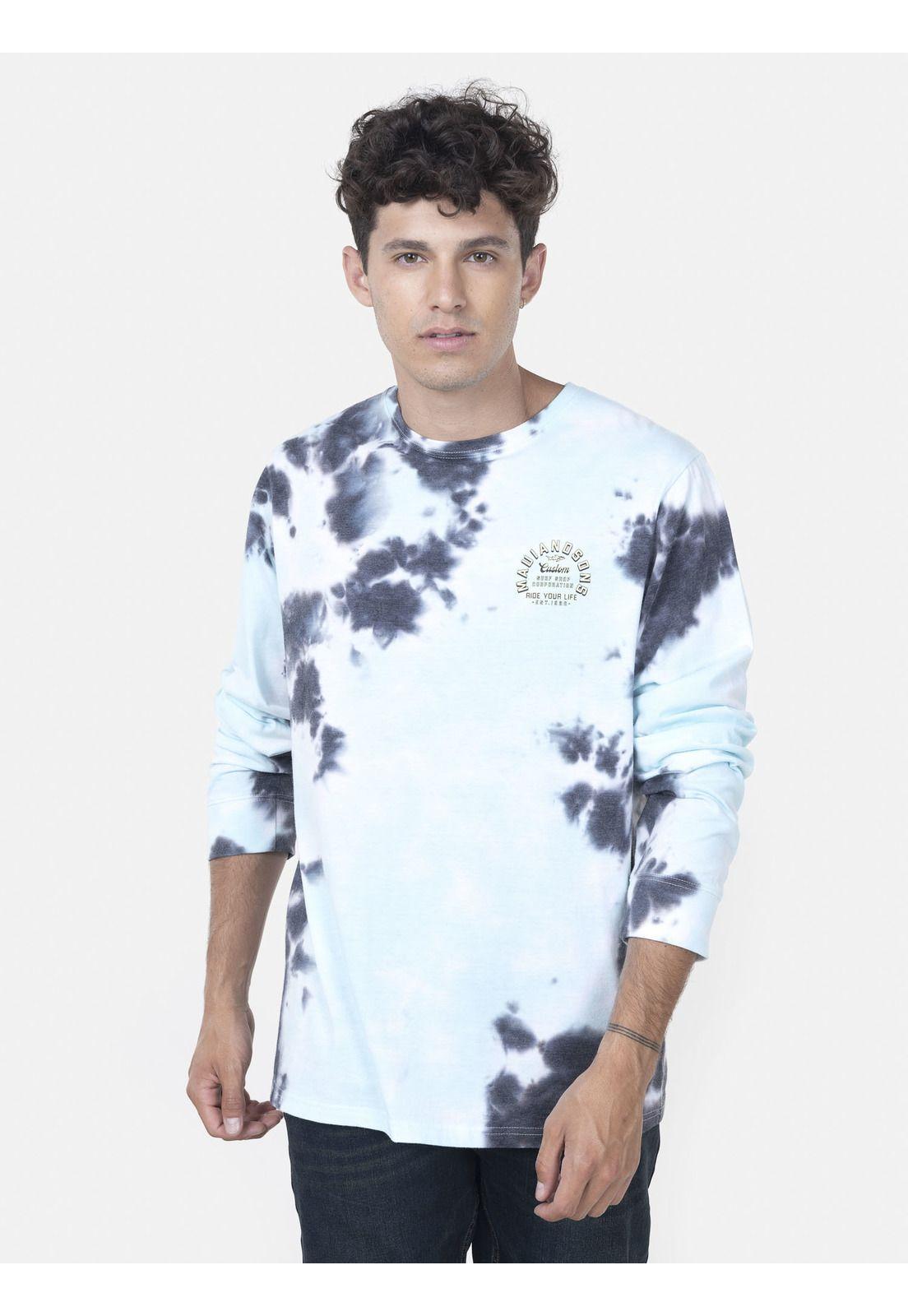 Polera Hombre BACKGROUND SEA Multicolor Maui and Sons-0