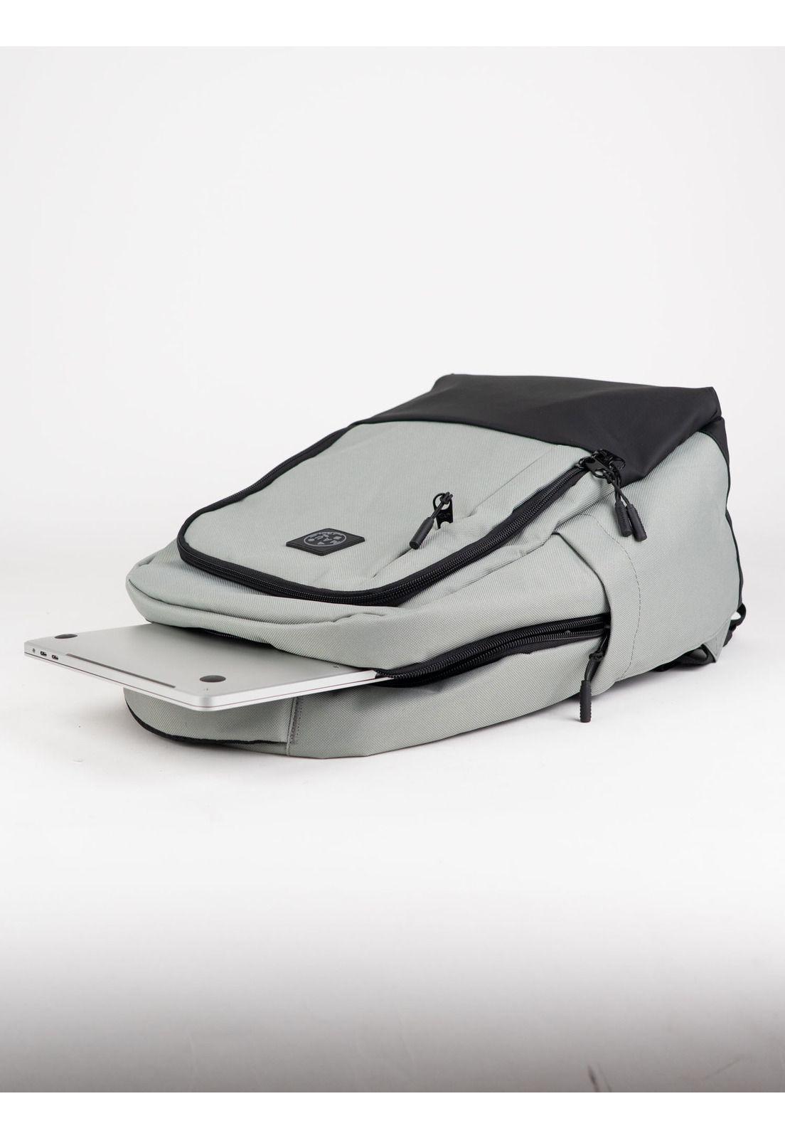 Mochila Escolar Aqualo Gris Hombre Maui and sons-3