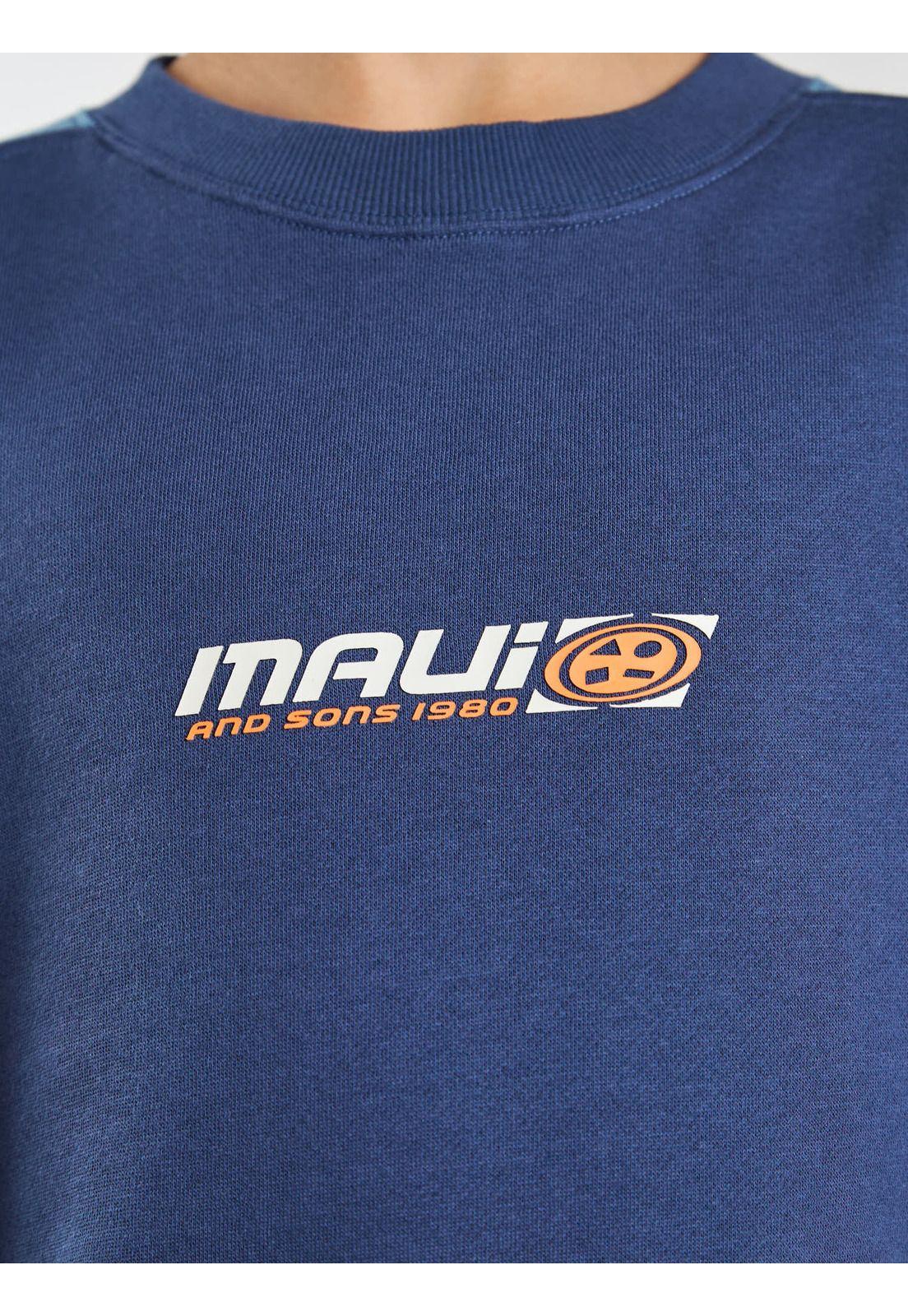 Poleron CR Moku Azul Infantil Maui and Sons-4