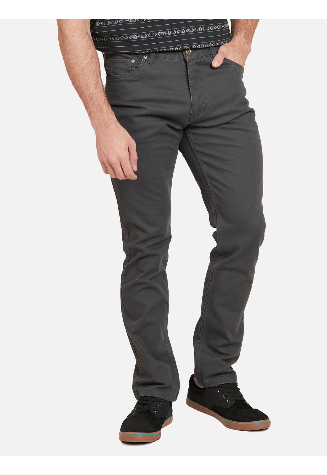 Pantalon Skinny Fit Hombre Gris Maui And Sons-0