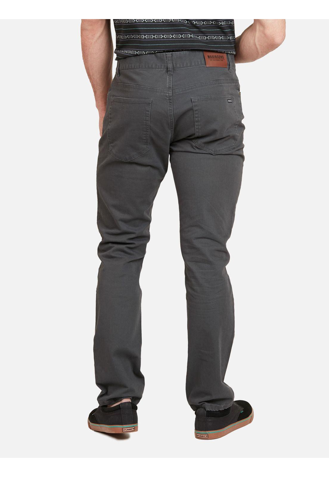 Pantalon Skinny Fit Hombre Gris Maui And Sons-1