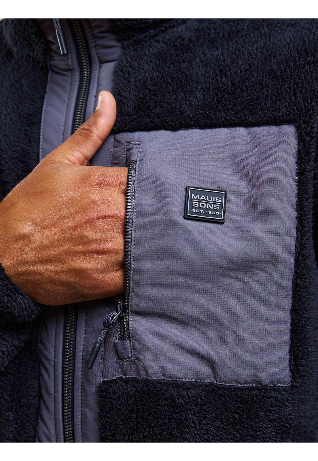 Poleron Chiporro Steelcore Negro Hombre Maui And Sons-4