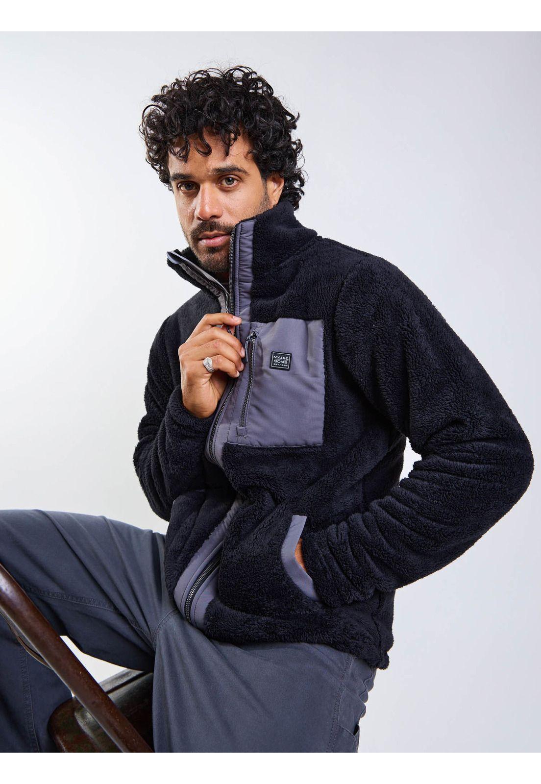 Poleron Chiporro Steelcore Negro Hombre Maui And Sons-7