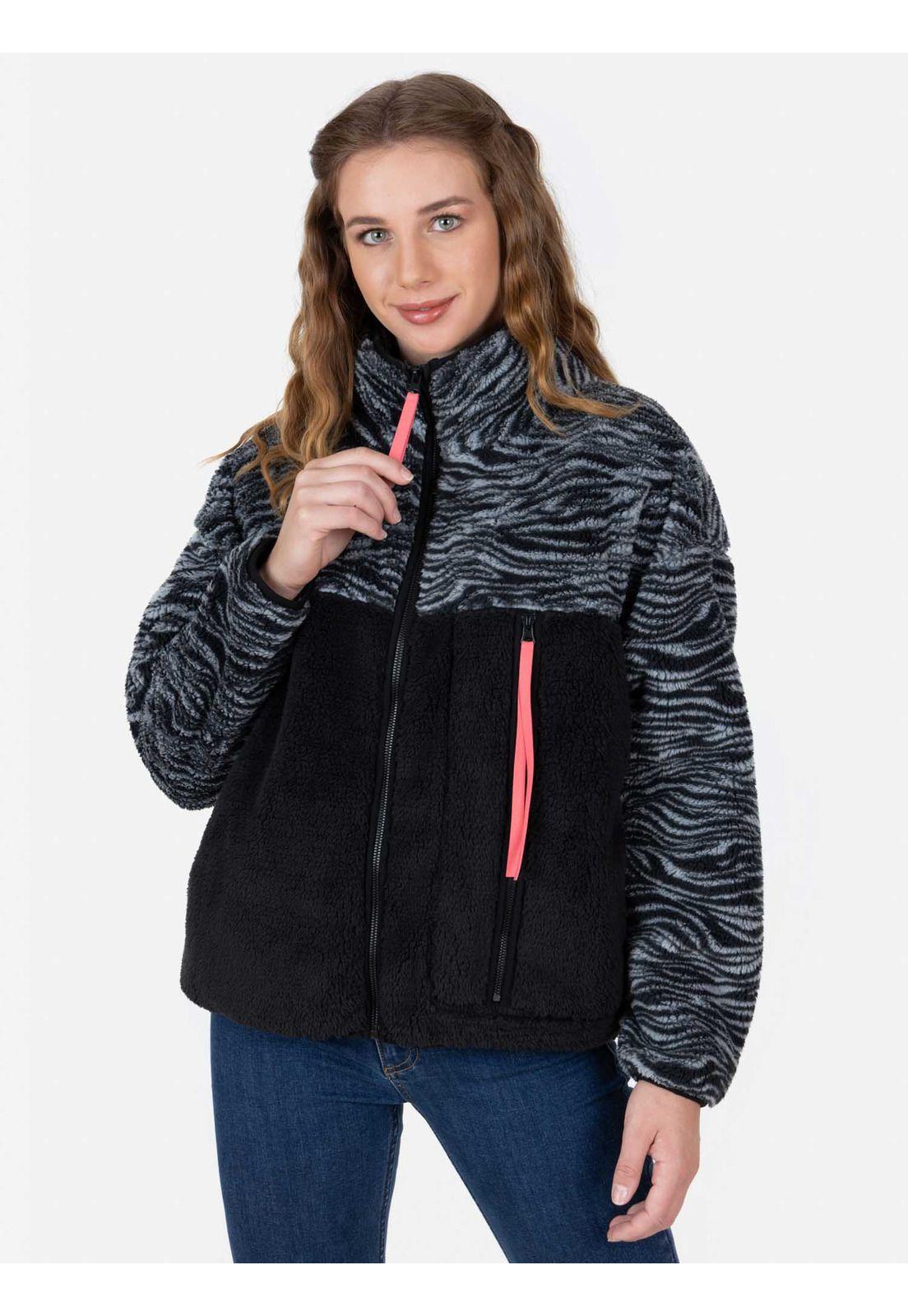 Poleron CHIPORRO ZEBRA Mujer Multicolor Maui and Sons-0