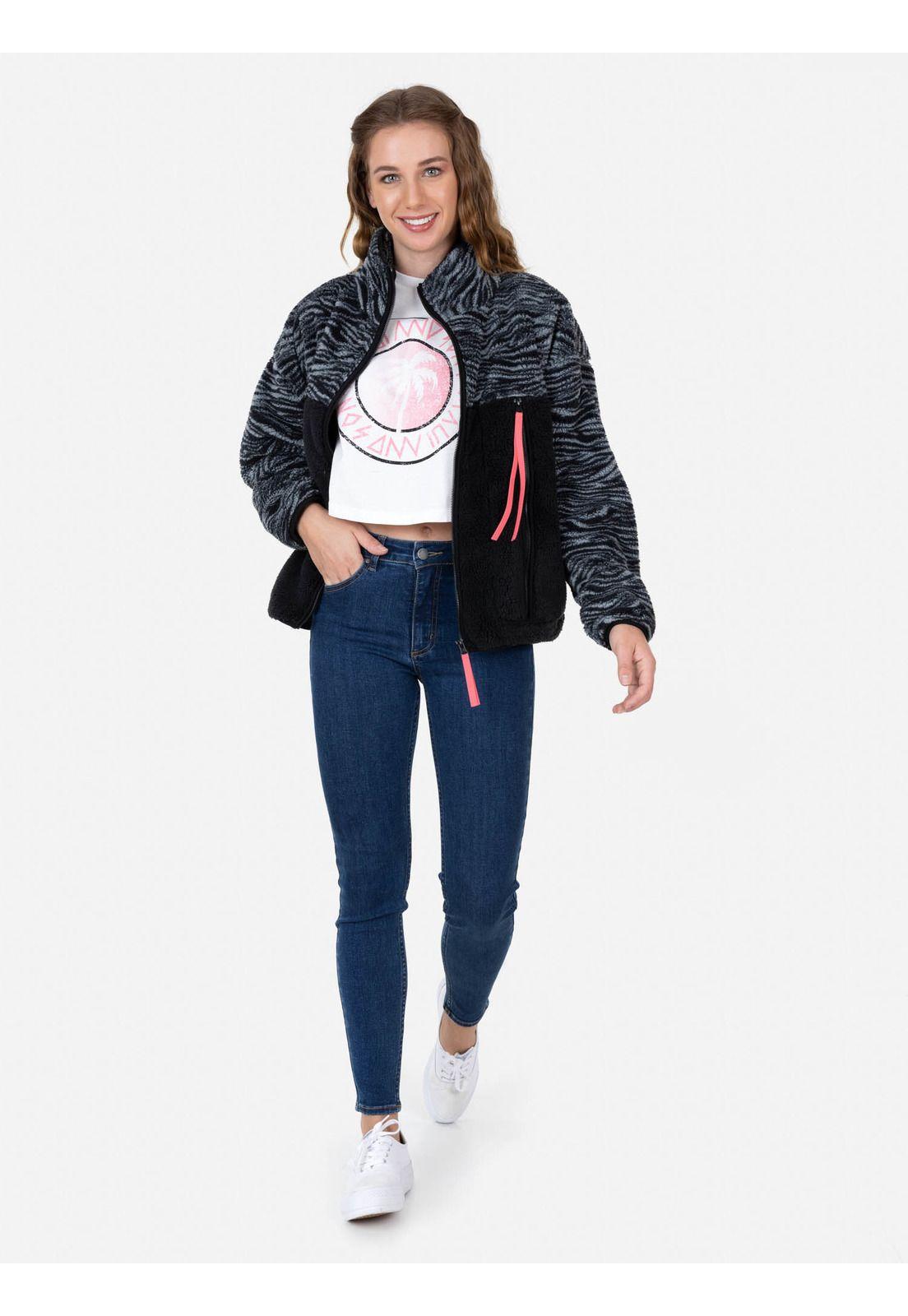 Poleron CHIPORRO ZEBRA Mujer Multicolor Maui and Sons-3