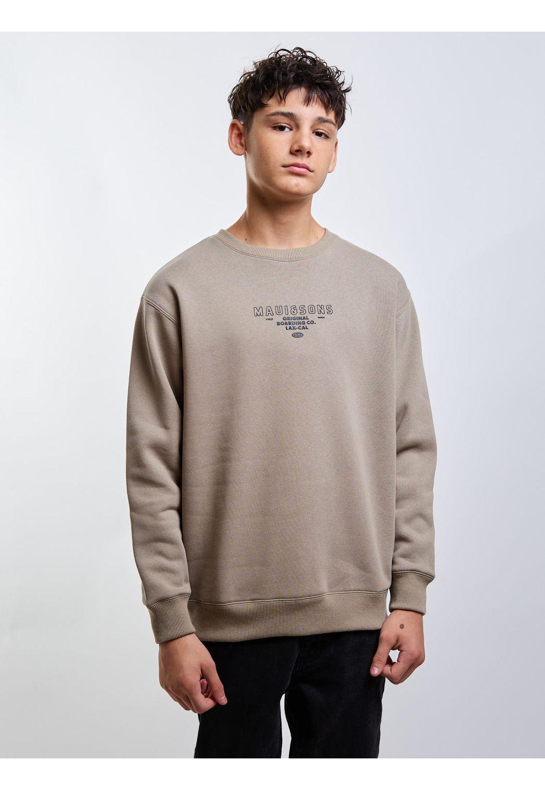 Poleron CR Atlas Verde Infantil Maui And Sons-0