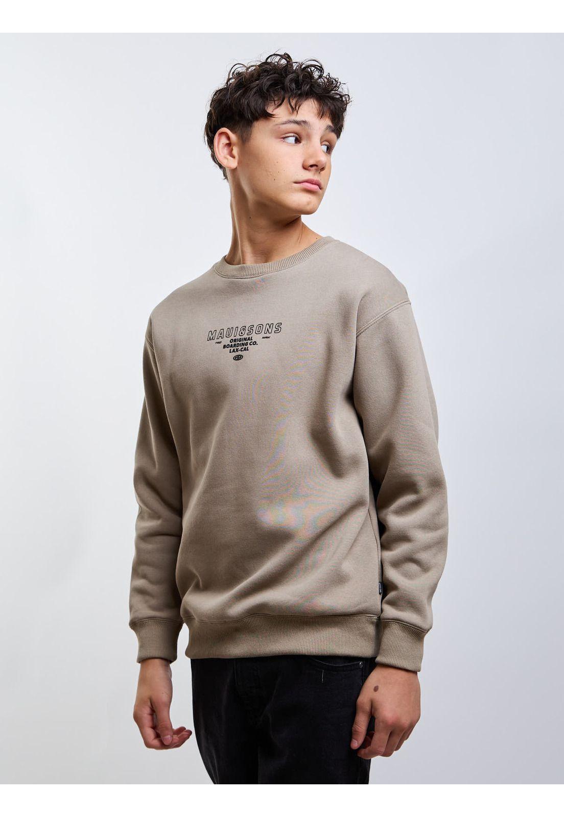 Poleron CR Atlas Verde Infantil Maui And Sons-4