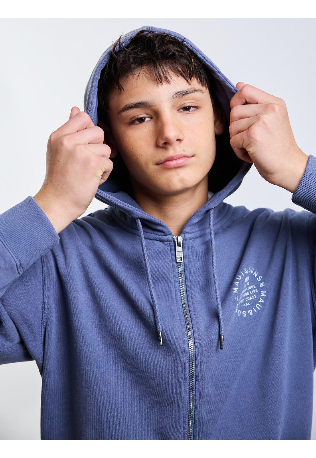 Poleron FZ Coast Azul Infantil Maui And Sons-4