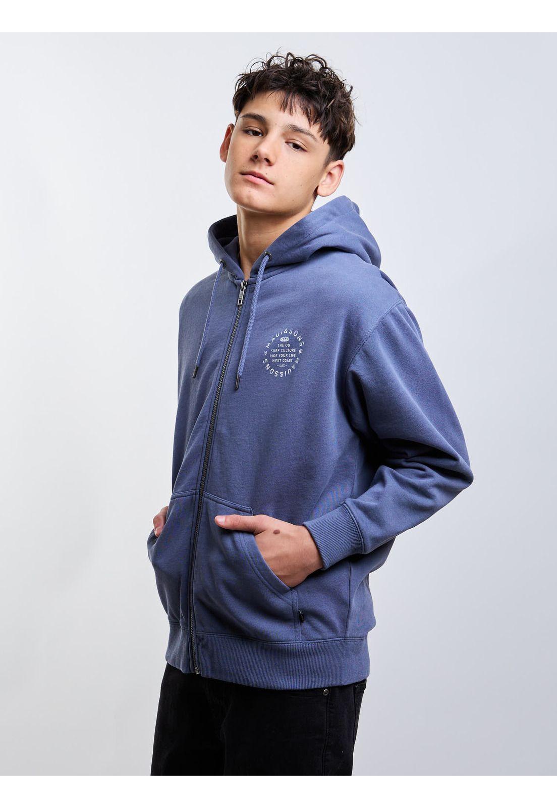 Poleron FZ Coast Azul Infantil Maui And Sons-5