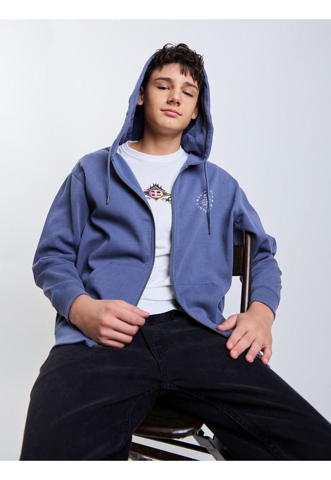 Poleron FZ Coast Azul Infantil Maui And Sons-6