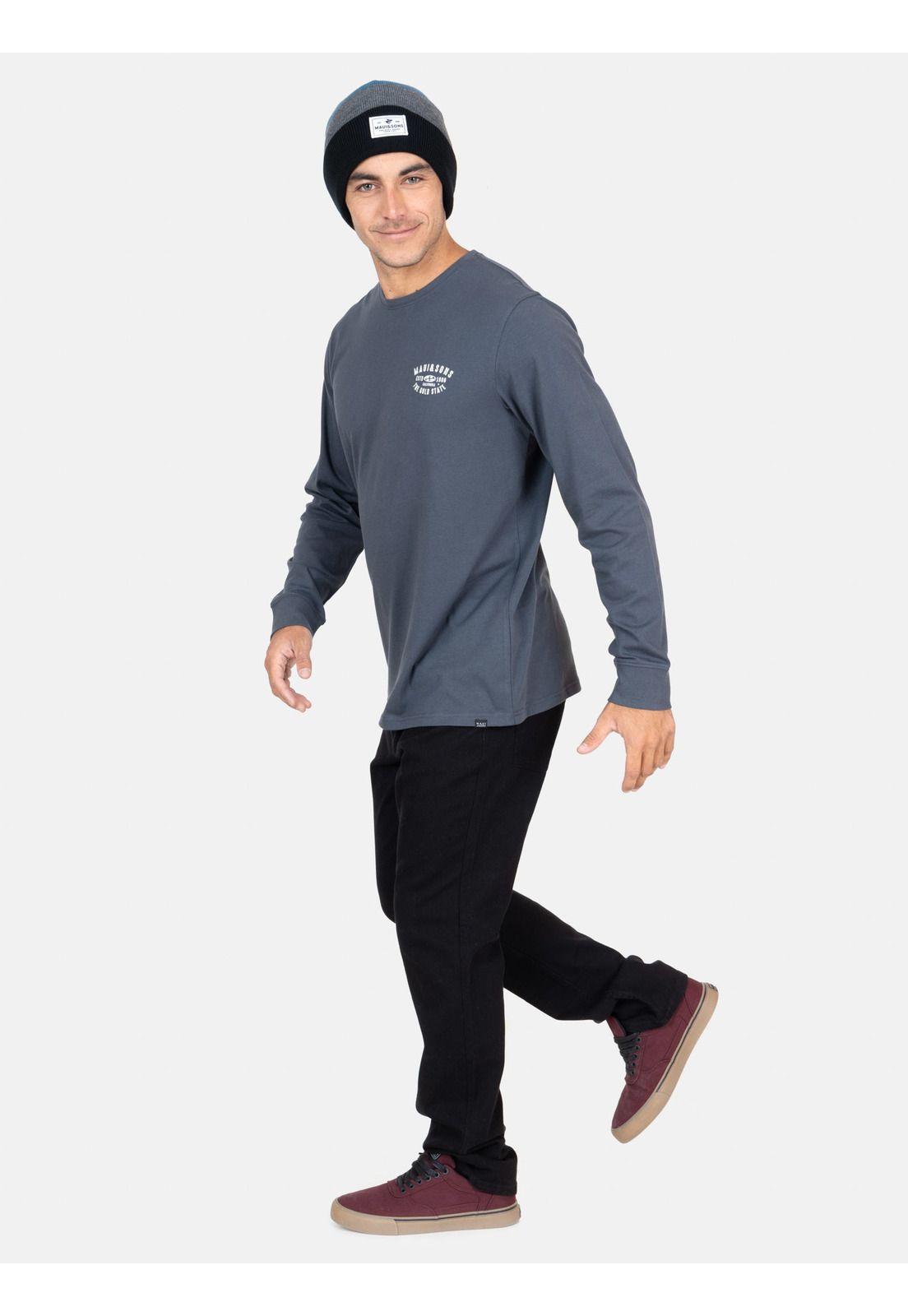 Polera ML Golden Gris Hombre Maui And Sons-3