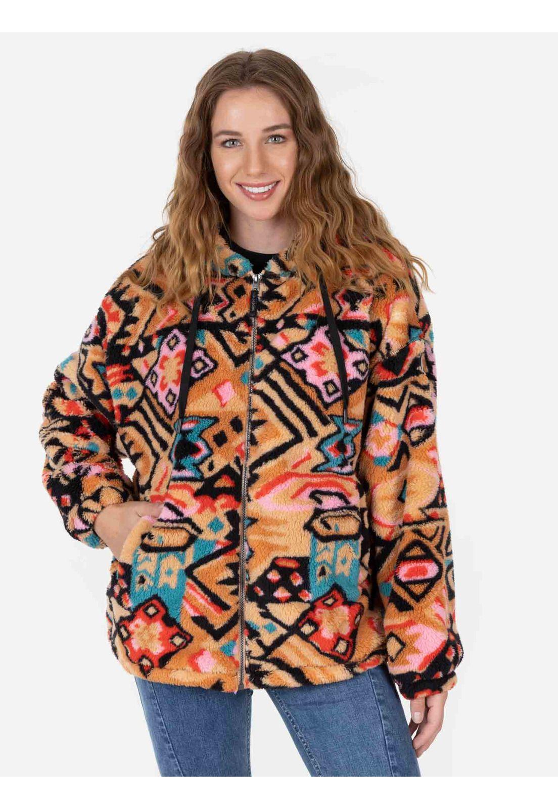 Poleron PSYCHEDELIC Mujer Multicolor Maui and Sons-0