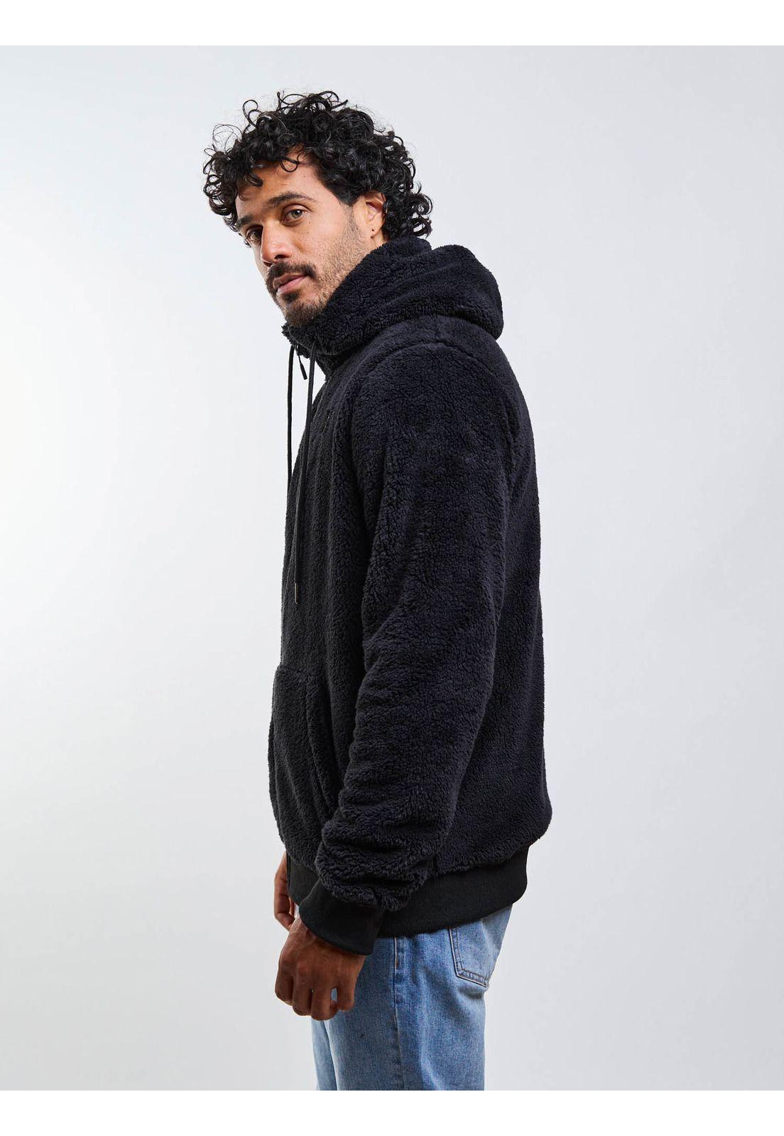 Poleron Chiporro Rayen Negro Hombre Maui And Sons-2