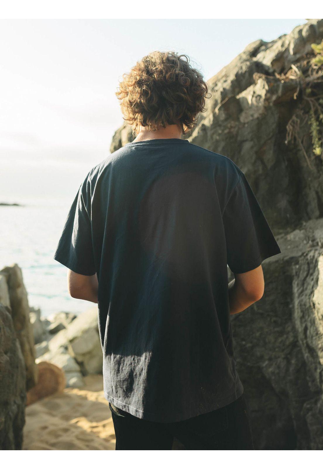 Polera MC Lil Oval Azul Hombre Maui And Sons-2