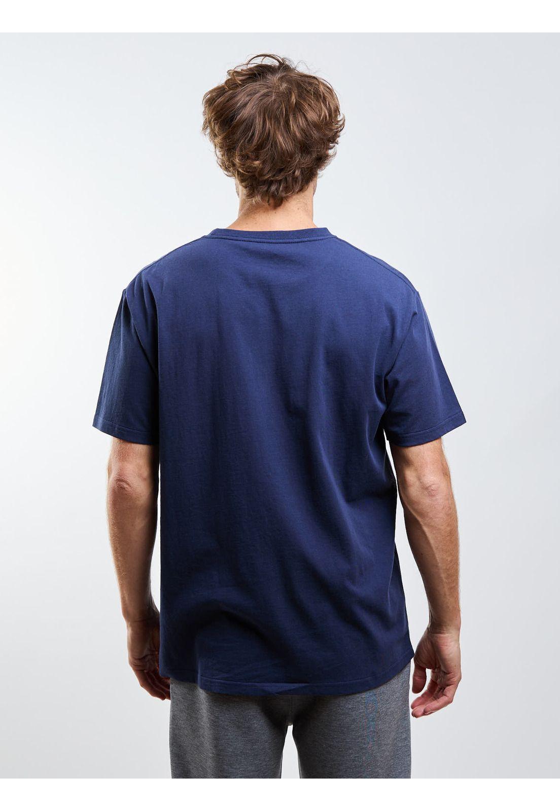 Polera MC Lil Oval Azul Hombre Maui And Sons-6