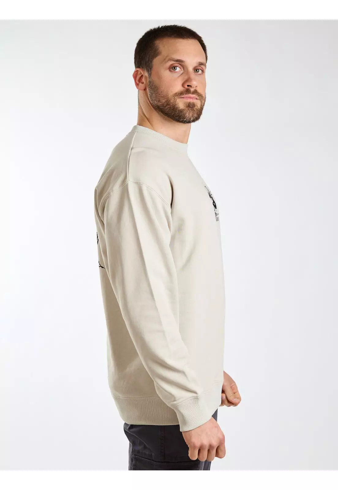 Poleron CR Palms Beige Hombre Maui and Sons-2