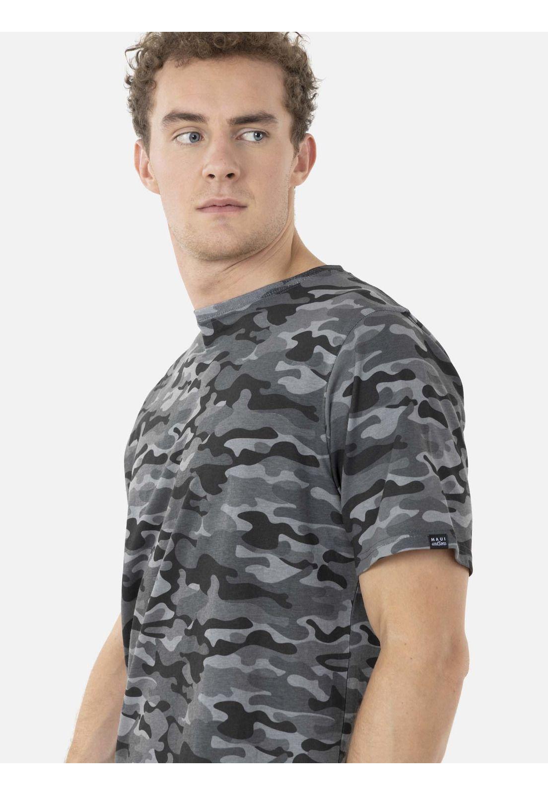 Polera ARMY TEES Hombre Multicolor Maui and Sons-2