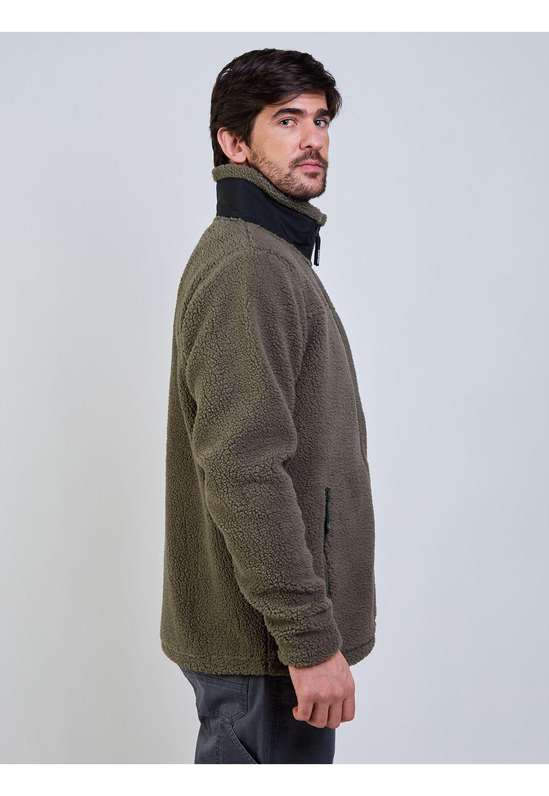 Poleron Bonded Dark Swell Verde Hombre Volcom-2