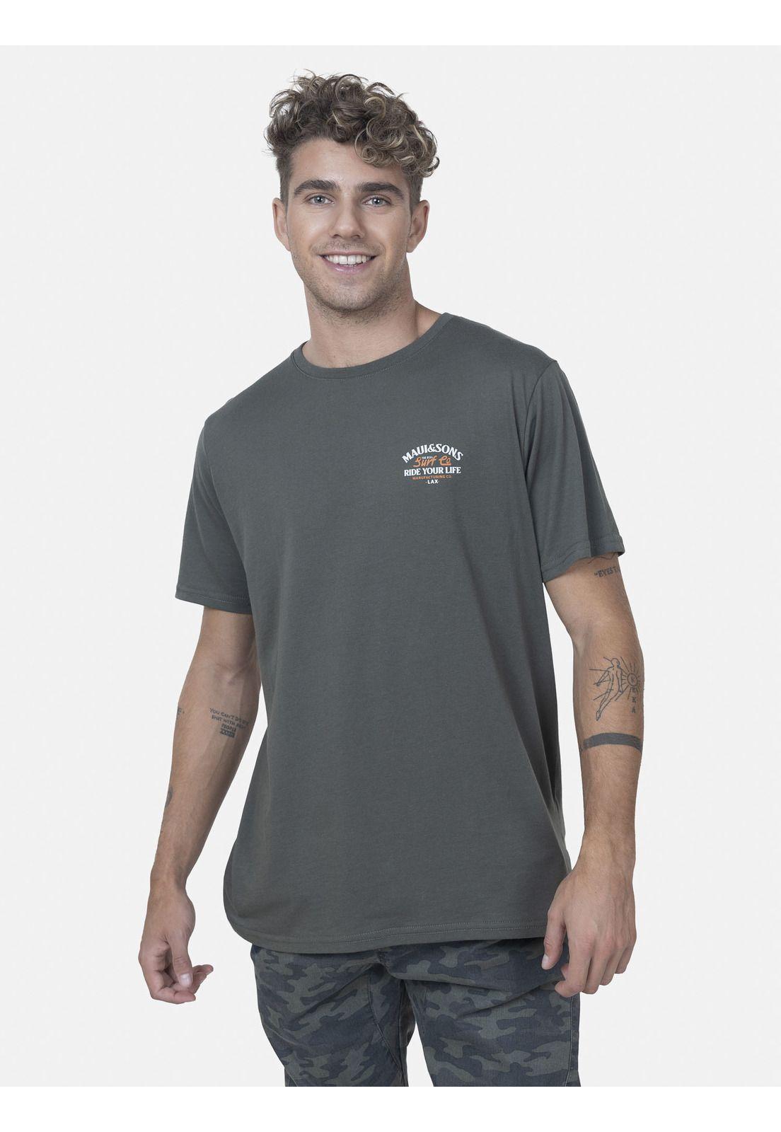 Polera Hombre 5P1008-MI22 Verde Maui and Sons-0
