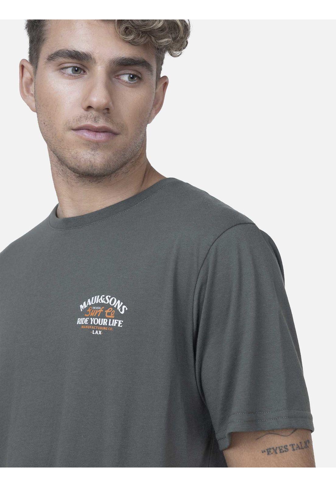 Polera Hombre 5P1008-MI22 Verde Maui and Sons-2