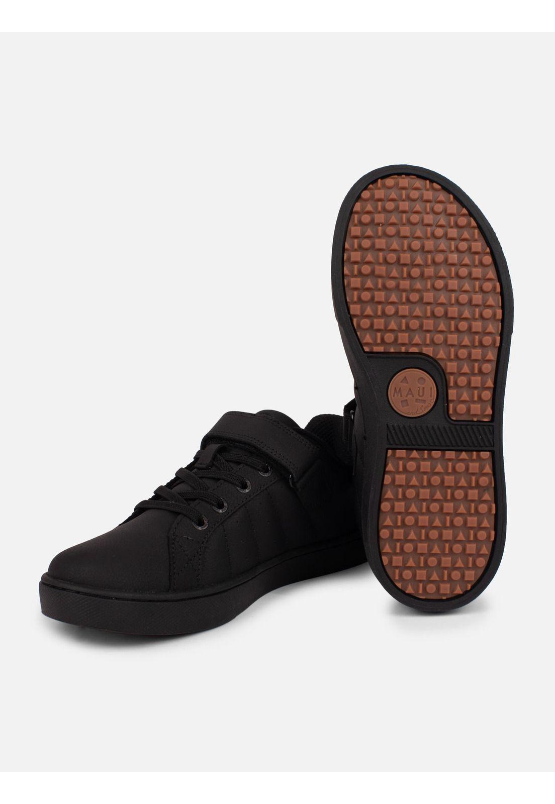 Zapatillas Escolar Rula Negro Niño Maui And Sons-4