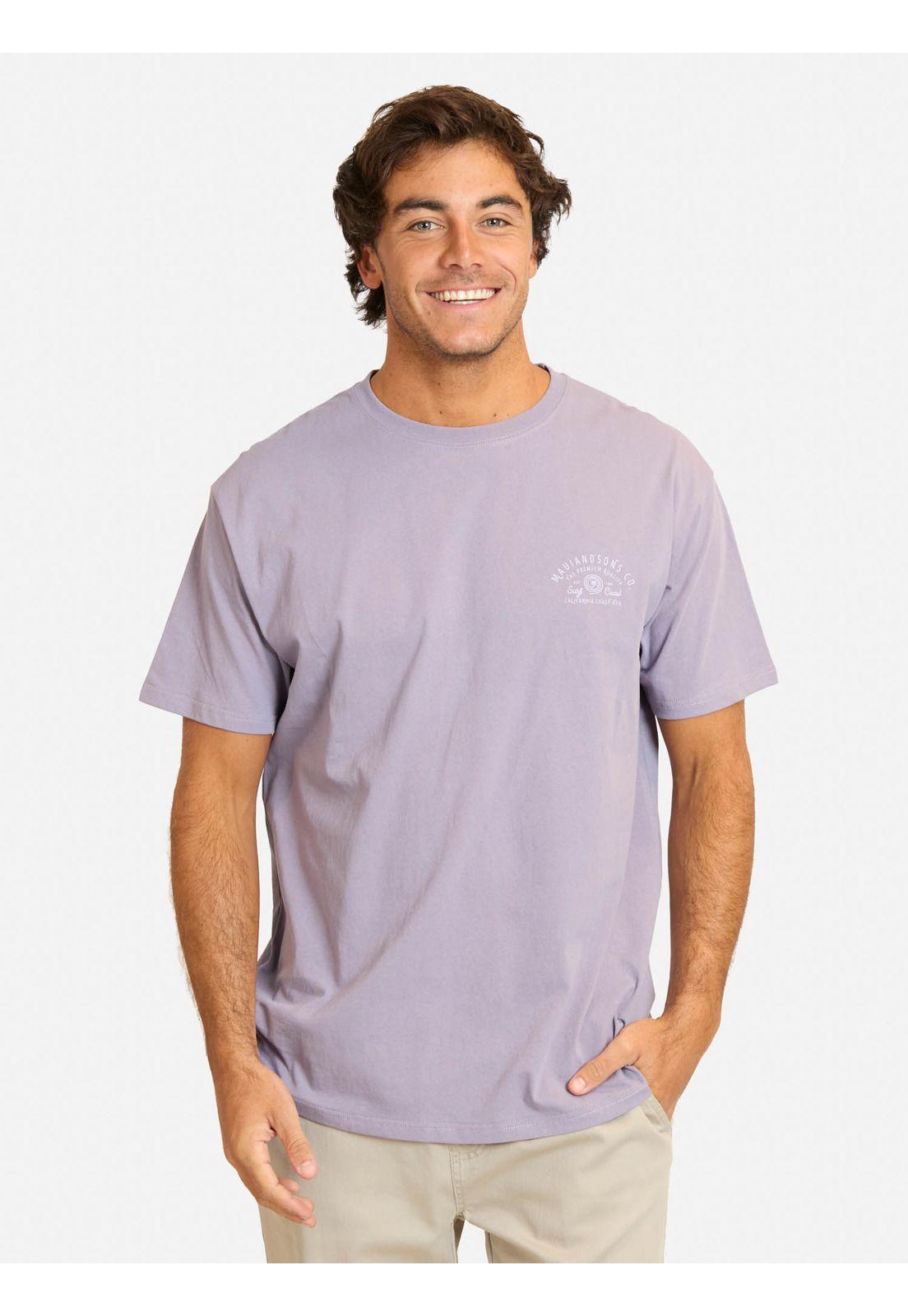Polera MC Tivarix Morado Hombre Maui And Sons-0