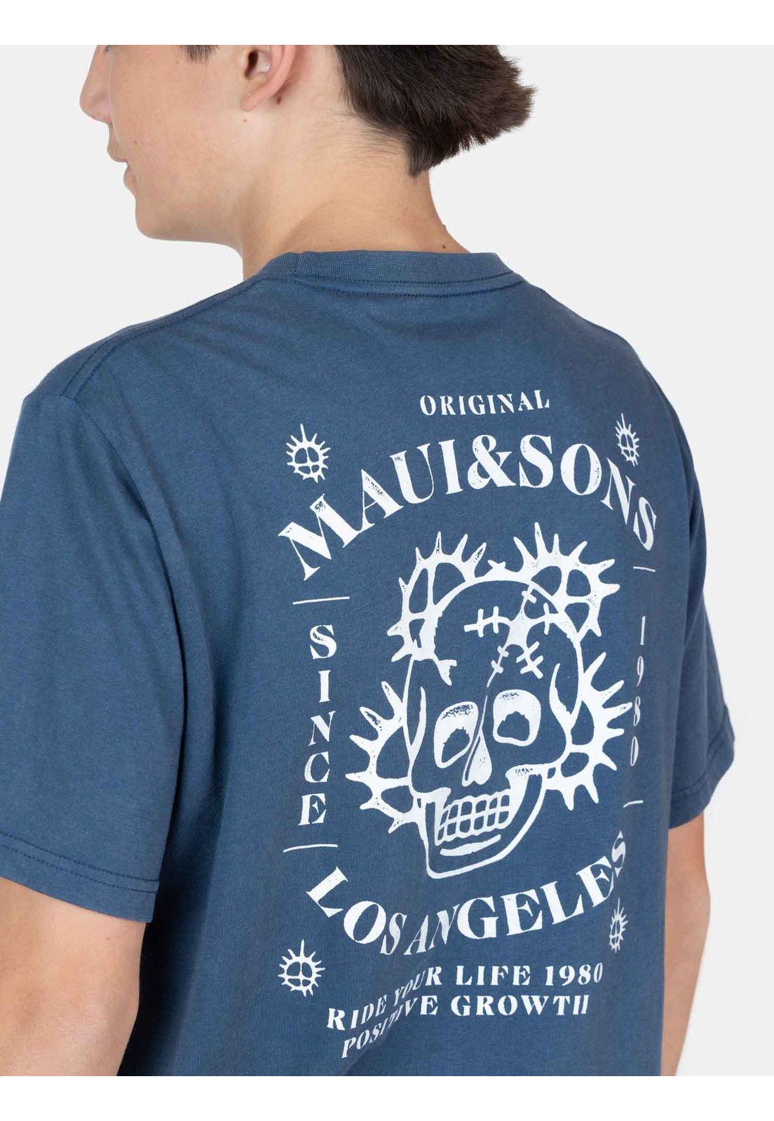 Polera MC SolSkyn Azul Infantil Maui And Sons-2