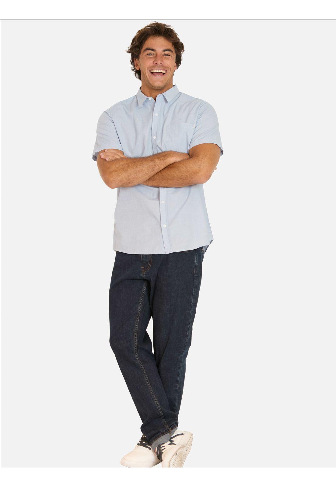 Camisa MC Teora Celeste Hombre Maui And Sons-3