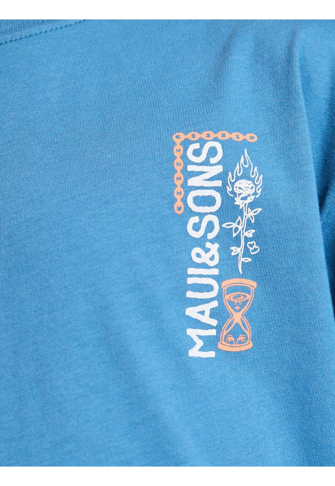 Polera MC Seabreeze Celeste Infantil Maui and Sons-5