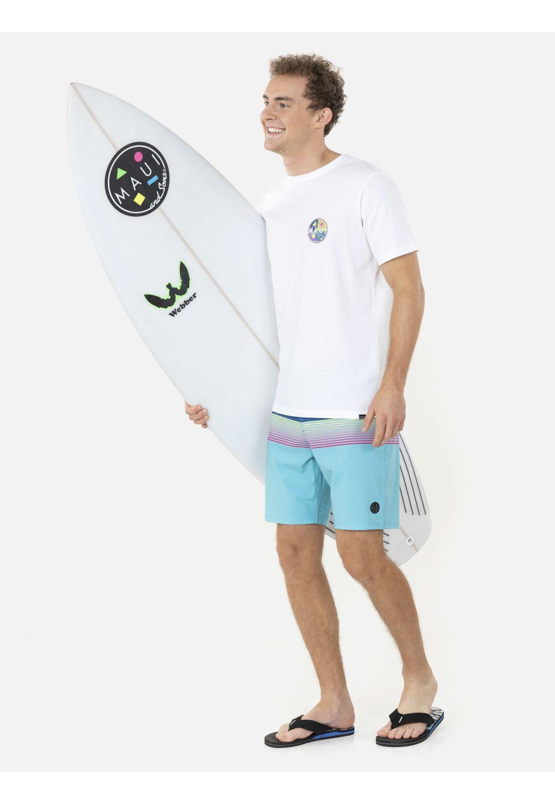 Traje de Baño Stretch Hombre Multicolor Maui and Sons-3