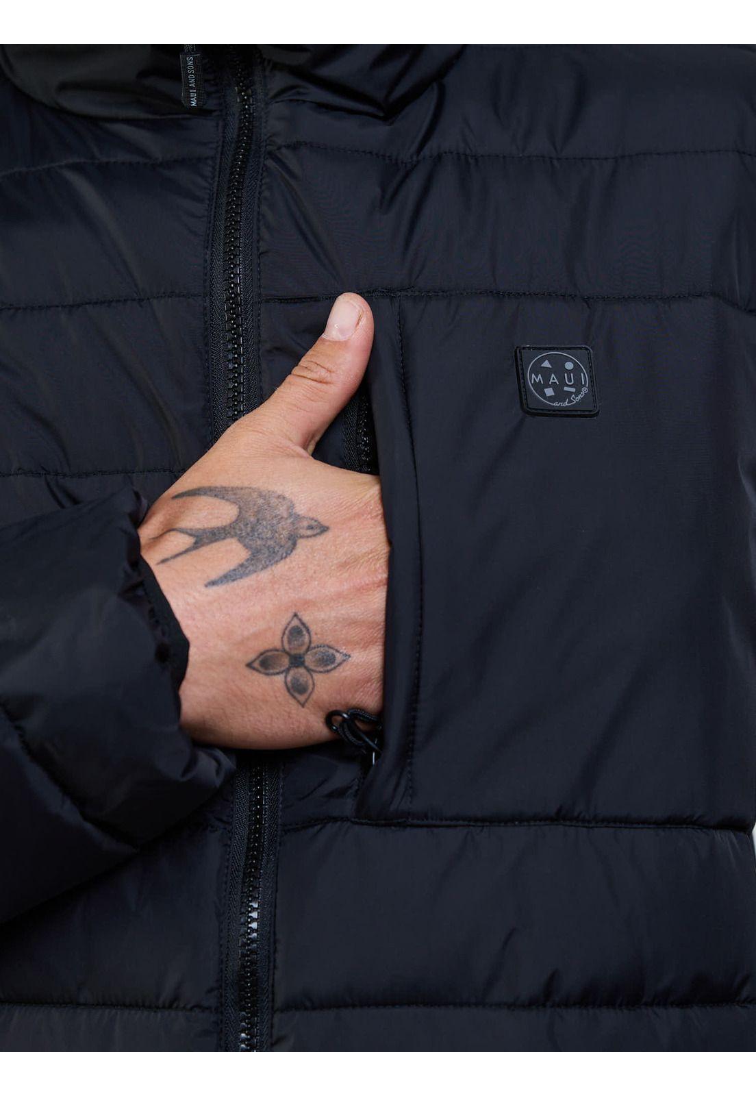 Parka Unity Negro Hombre Maui And Sons-4