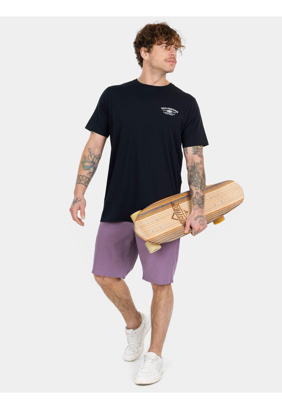 Polera MC Custom Surf Negro Hombre Maui And Sons-3