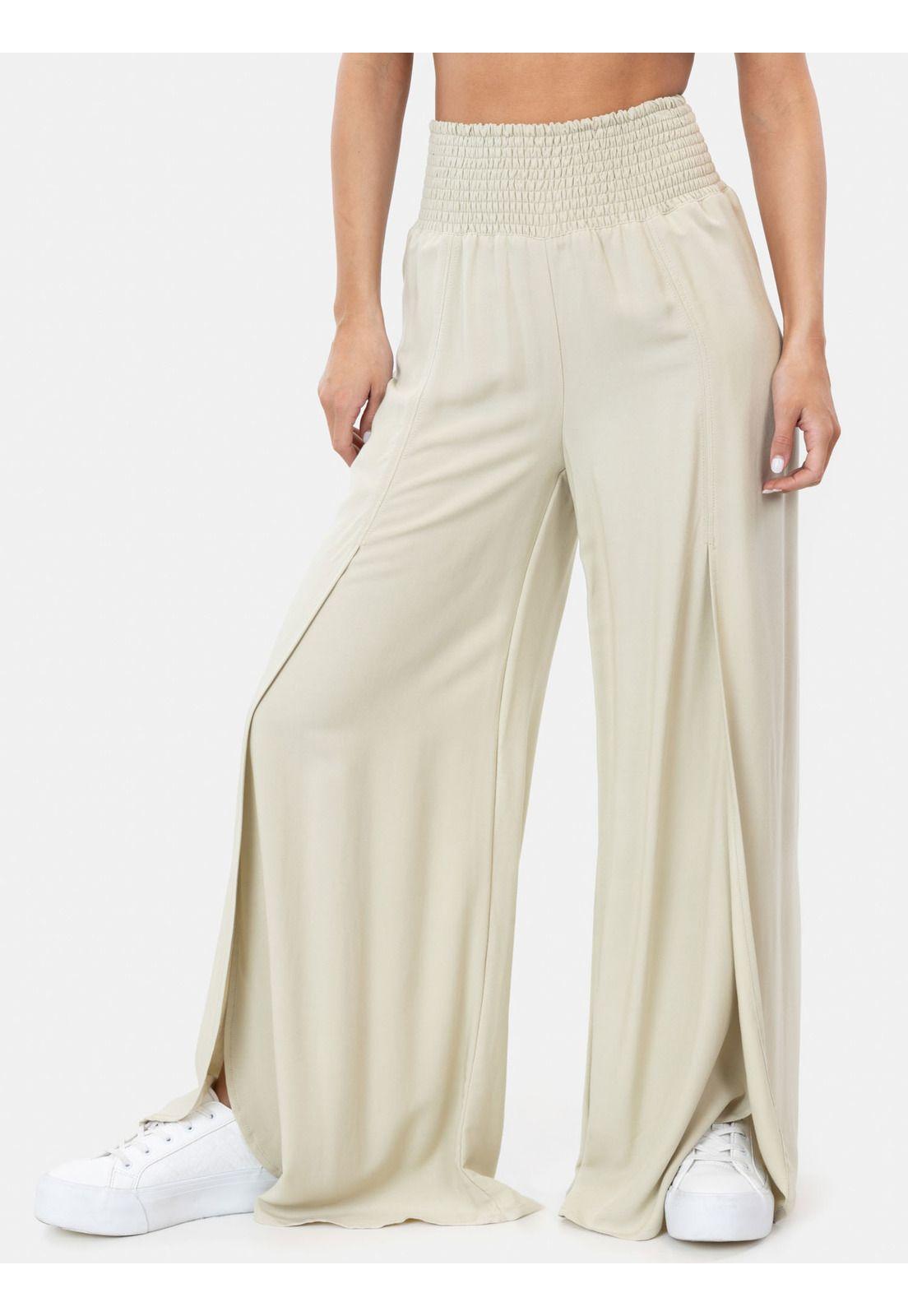 Pantalon Playero Weneeler Beige Mujer Maui And Sons-0