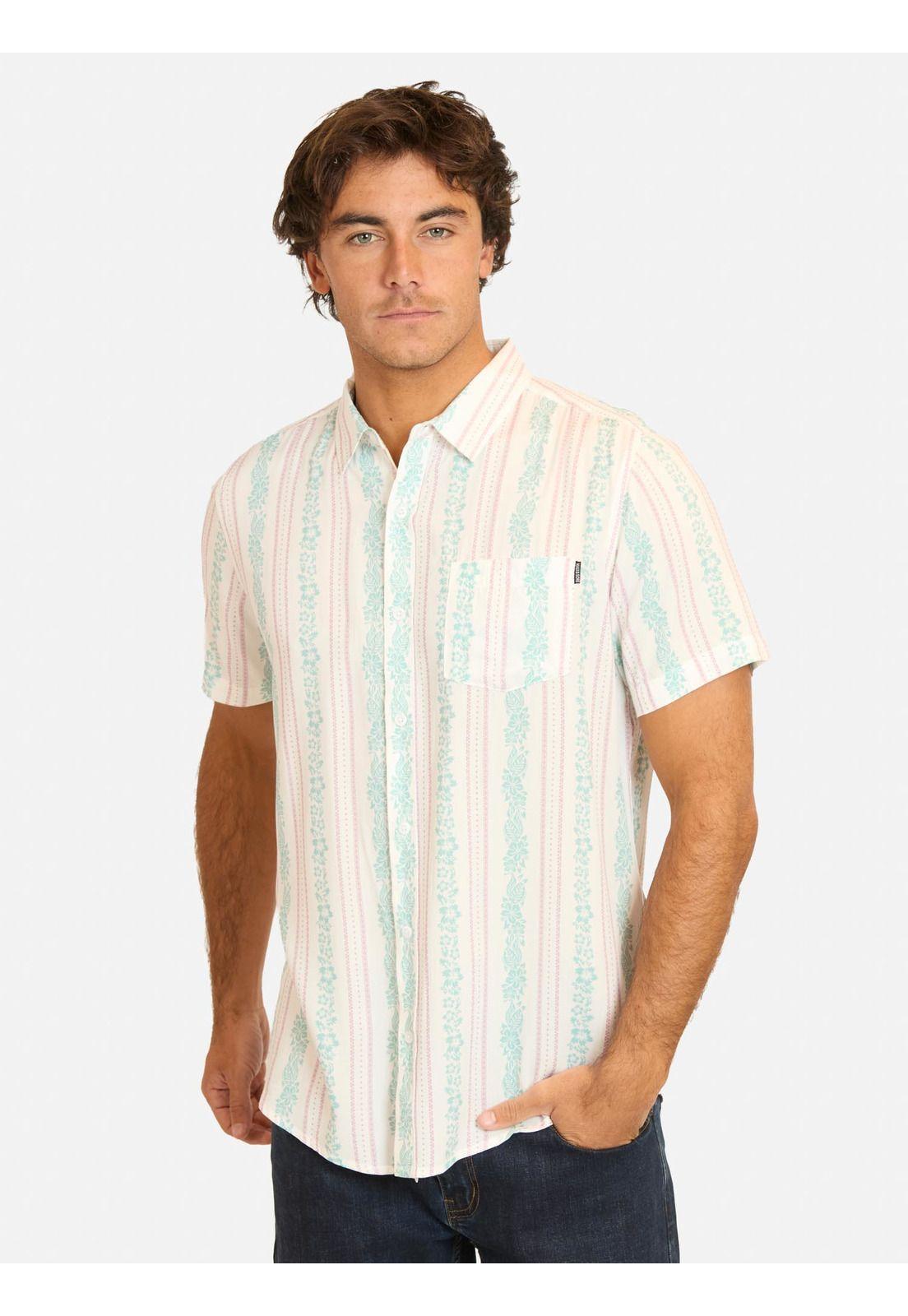 Camisa MC Akira Multicolor Hombre Maui And Sons-0