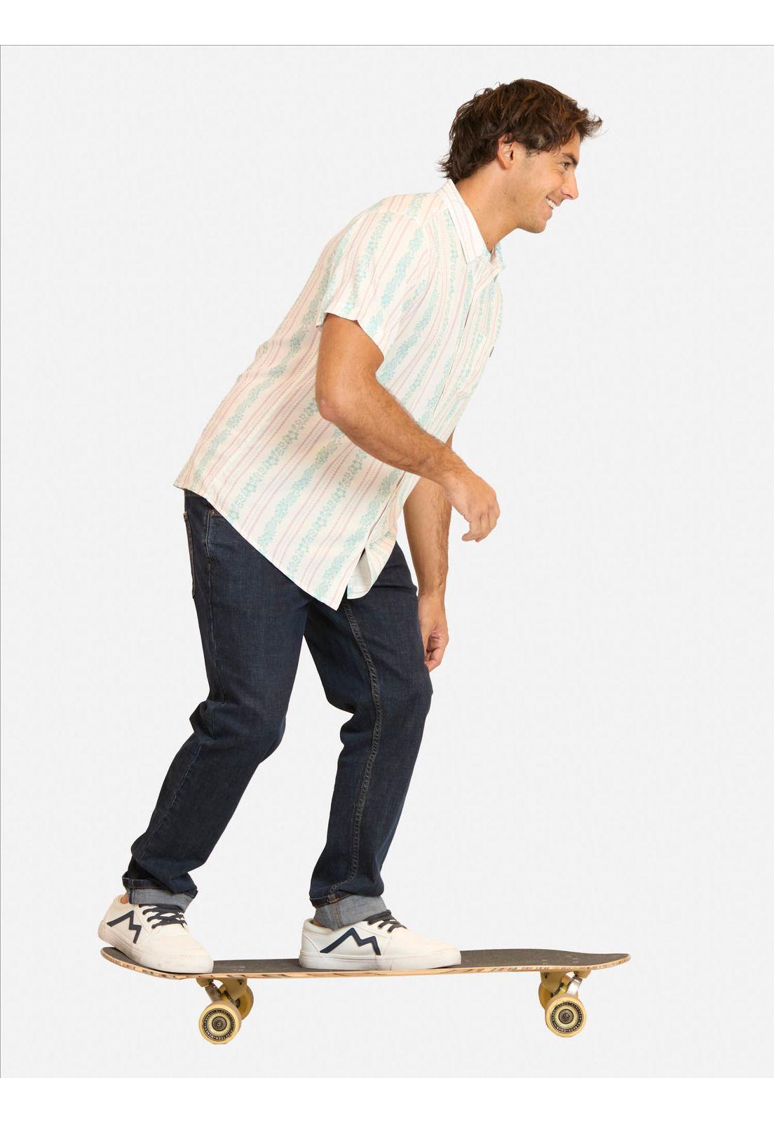 Camisa MC Akira Multicolor Hombre Maui And Sons-3