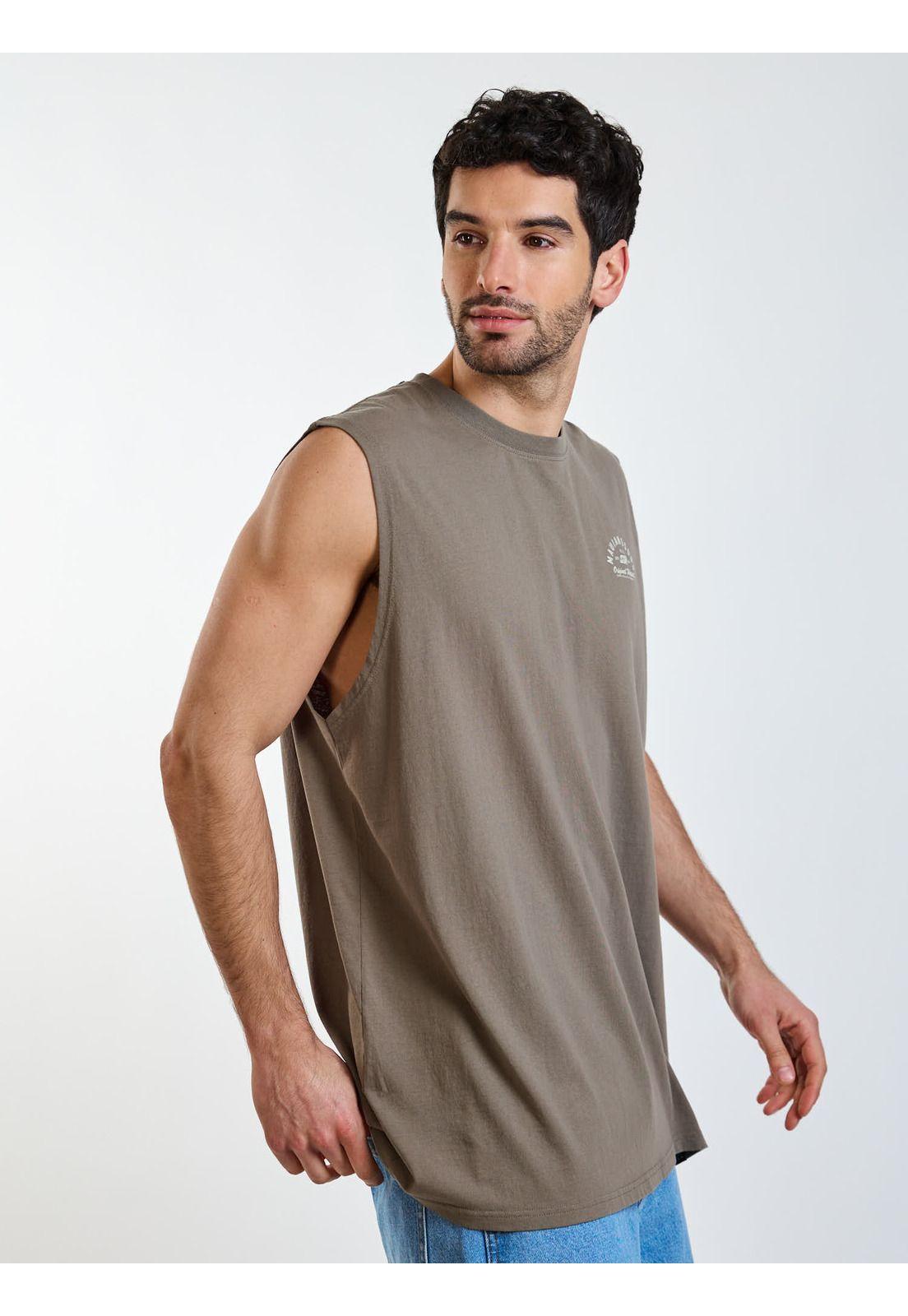 Polera SM Breaker Café Hombre Maui and Sons-2
