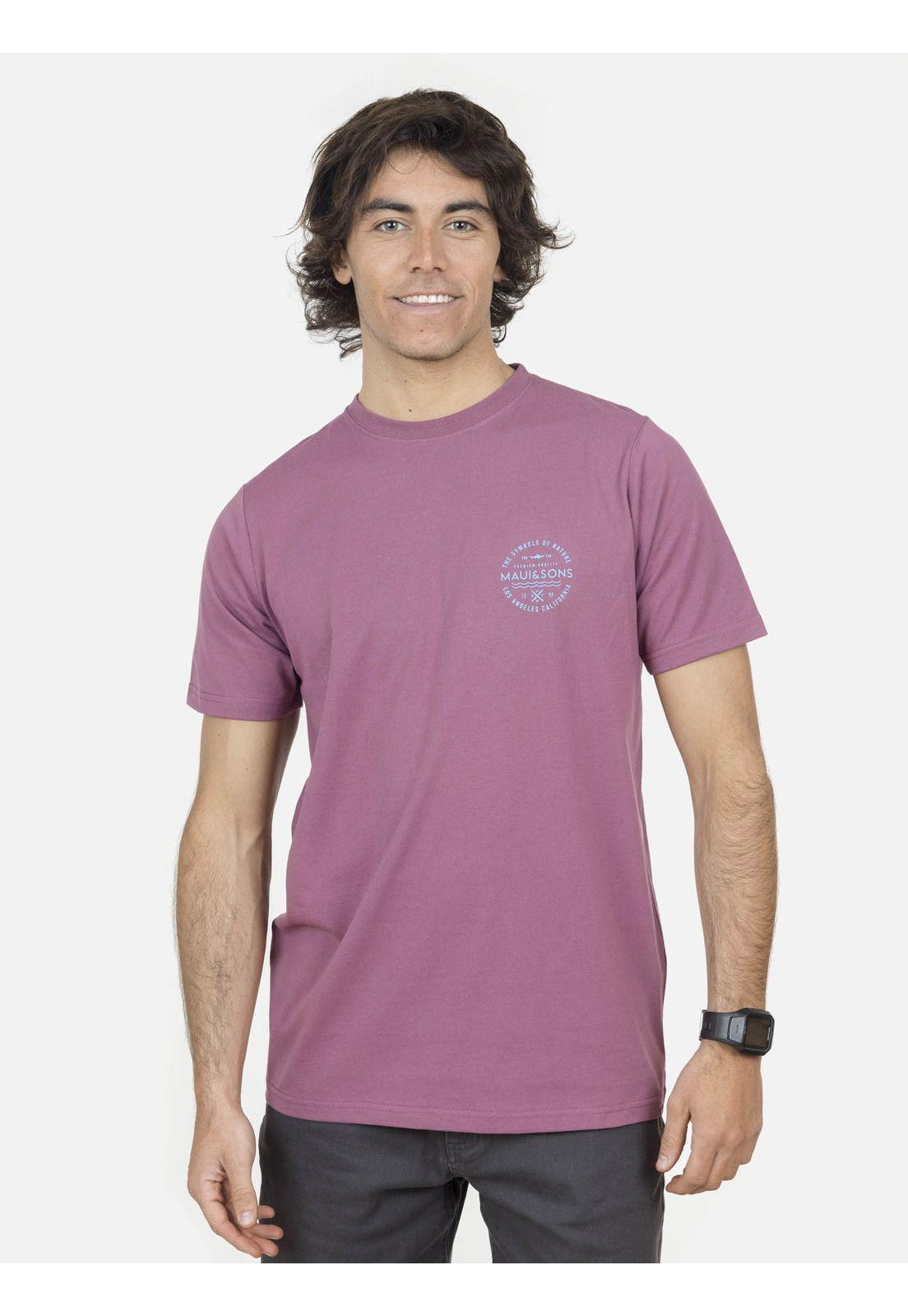 Polera Hombre Rojo 5P999-MV22 Maui And Sons-0