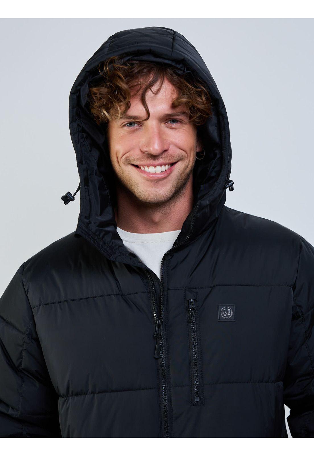Parka Cosmic Negro Hombre Maui And Sons-3