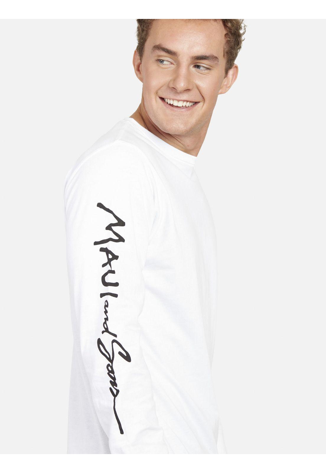 Polera COOKIE Hombre Blanco Maui and Sons-2