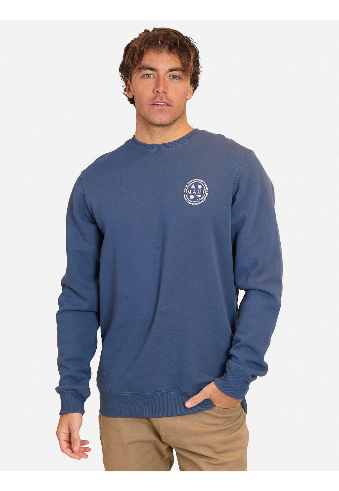 Poleron CR Stellar Azul Hombre Maui and Sons-0