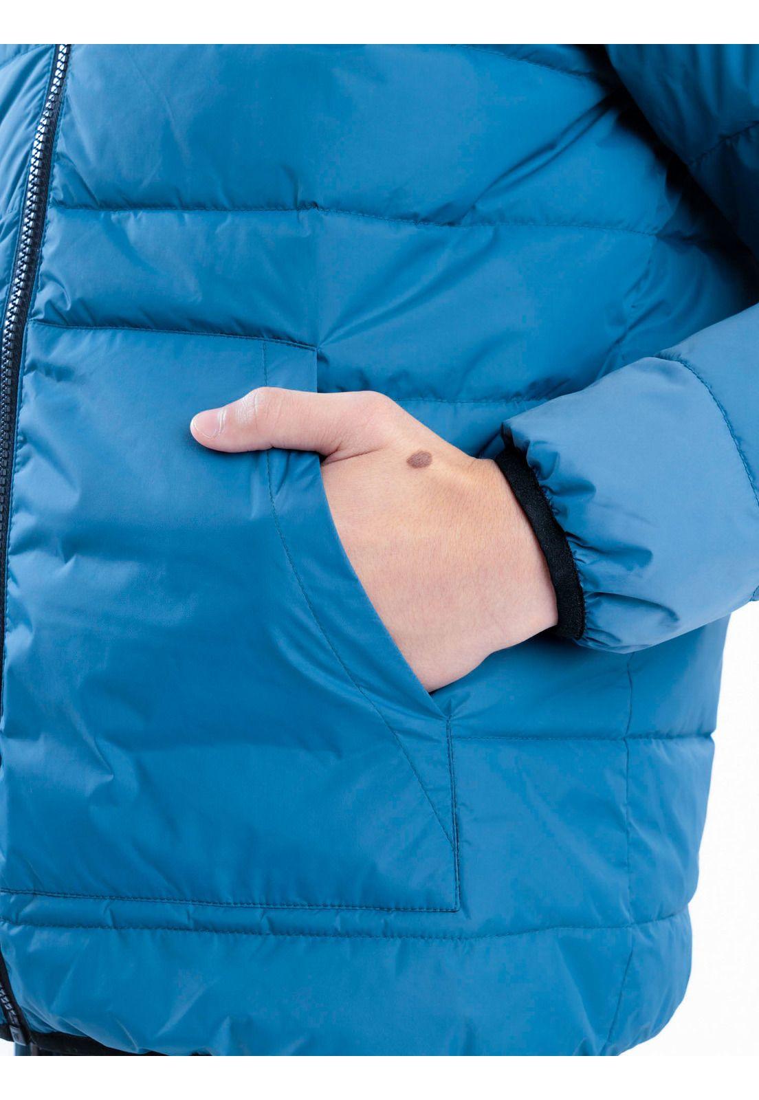 Parka Reversible Windy Celeste Infantil Maui And Sons-4