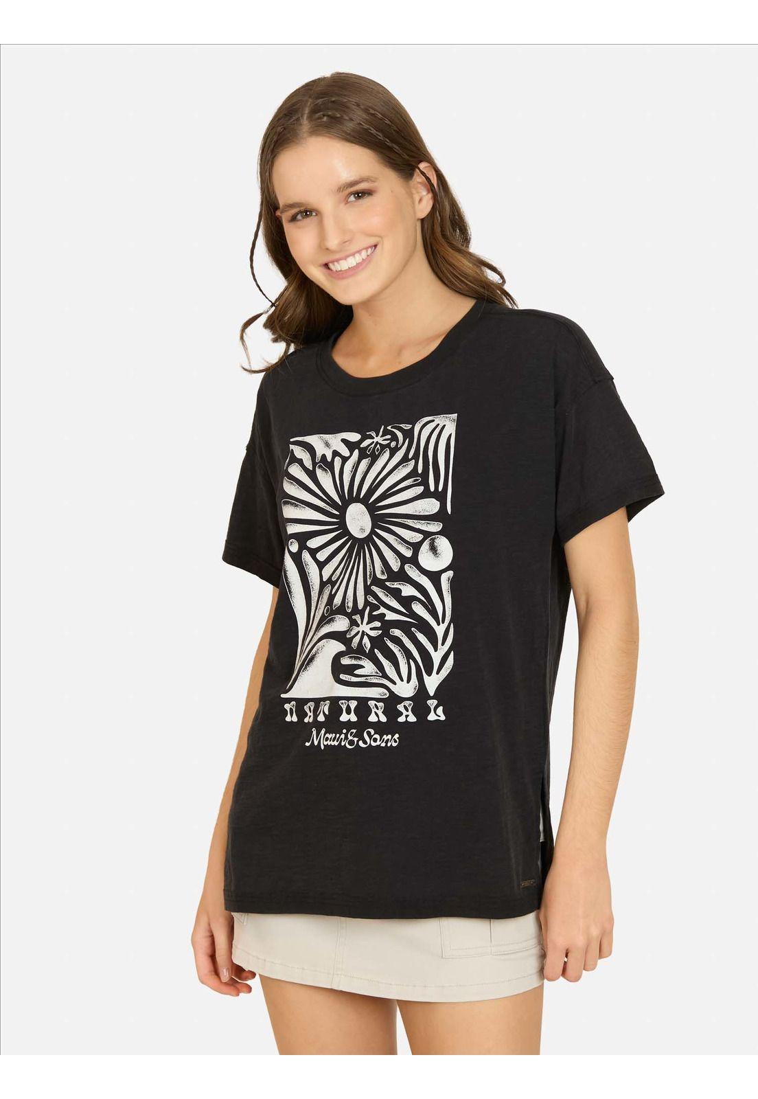 Polera MC Tahara Negro Mujer Maui And Sons-3