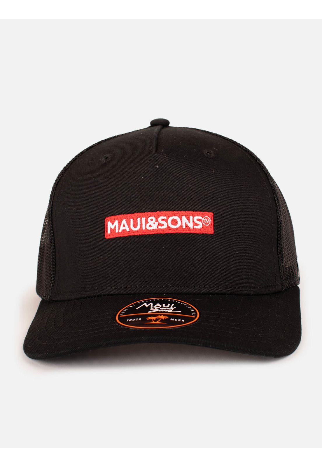 Jockey Mesh Off Trucker Negro Hombre Maui And Sons-0
