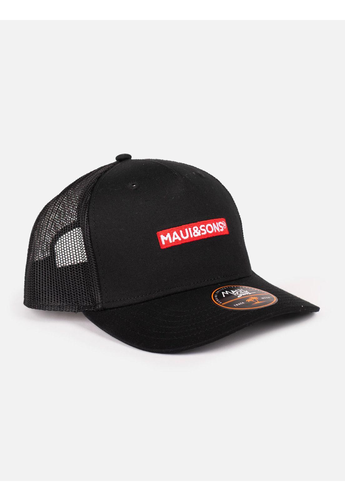 Jockey Mesh Off Trucker Negro Hombre Maui And Sons-1
