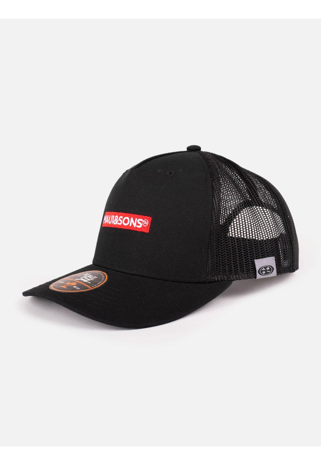 Jockey Mesh Off Trucker Negro Hombre Maui And Sons-3