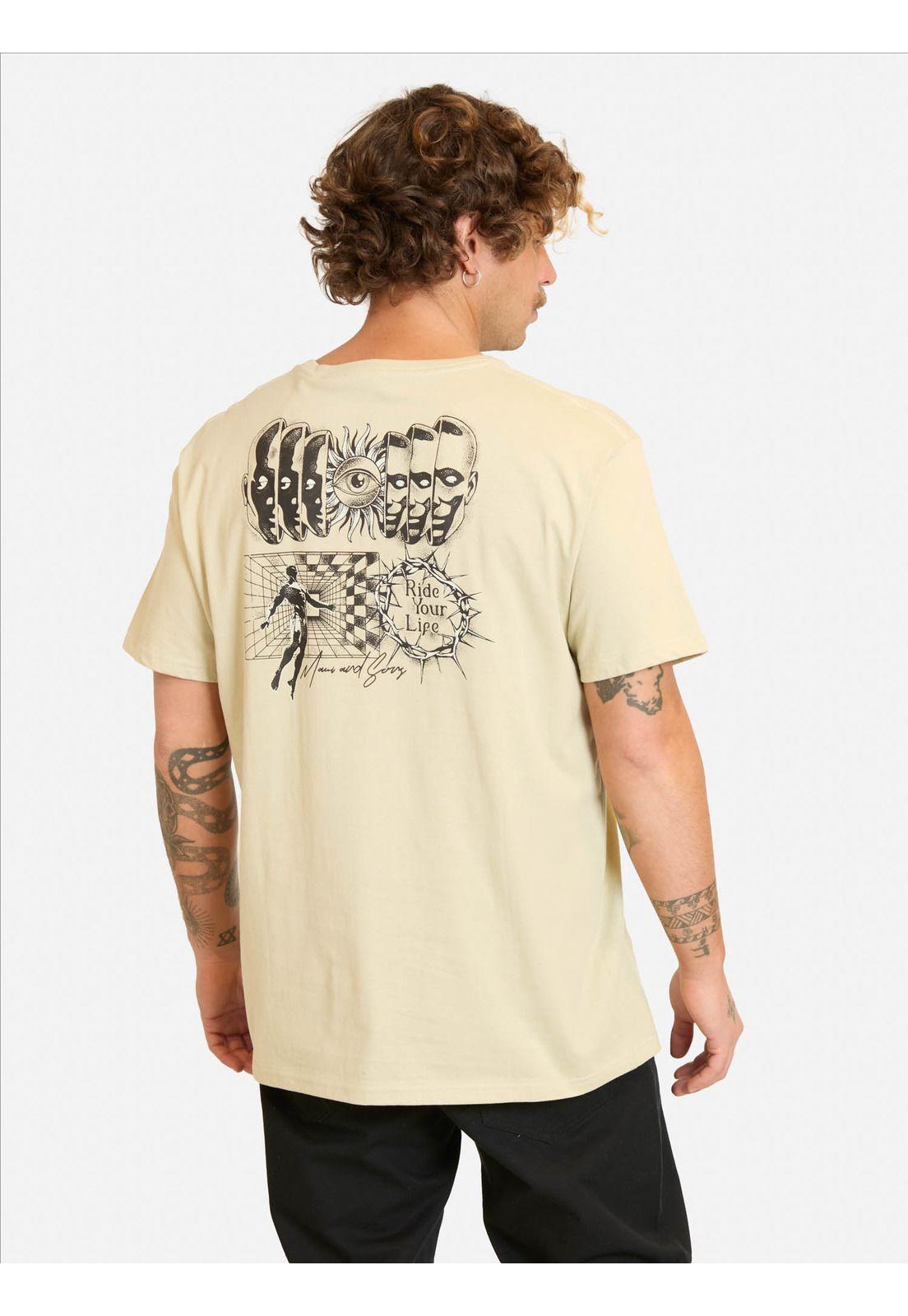 Polera MC Giye Beige Hombre Maui And Sons-1